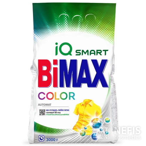 Стиральный порошок BiMax Color Automat в м/у, 3000 гр